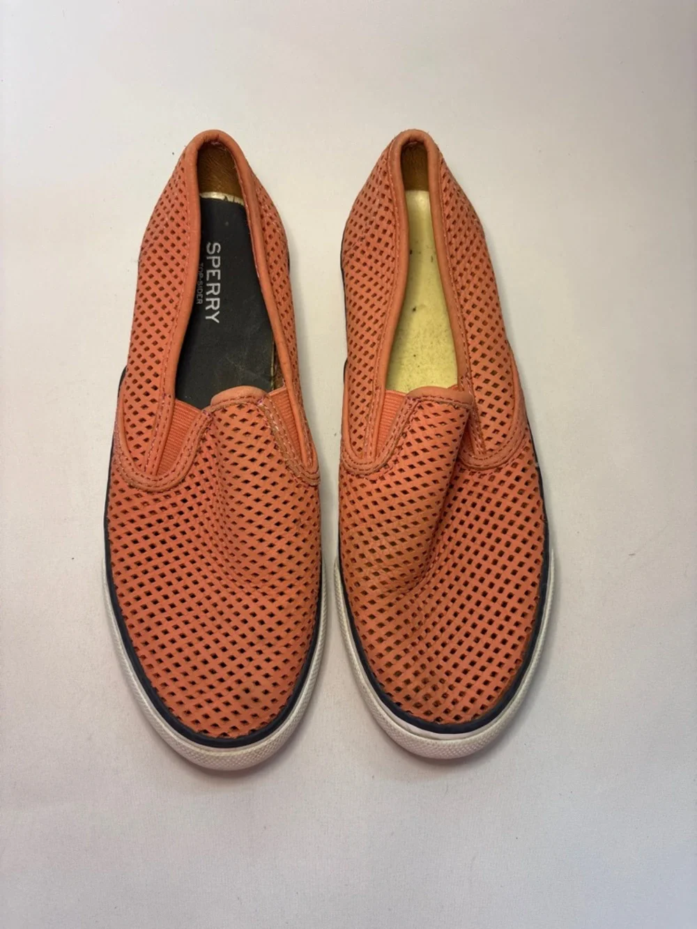 Sperry Women's Seaside Perforated Slip-On Sneakers Size 7.5